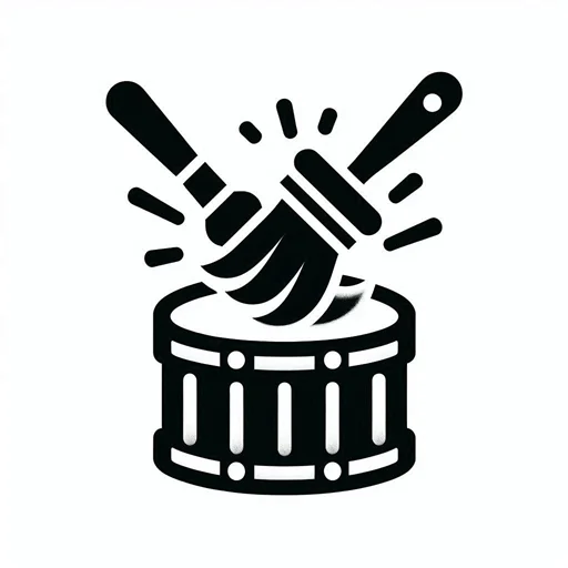 Brush Snare：スマホをブラシスティックに Icon